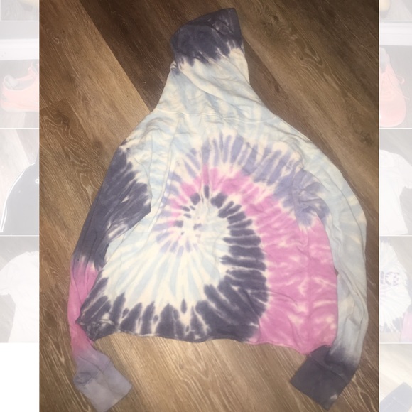 Girls Cropped Justice Hoodie - Picture 2 of 2